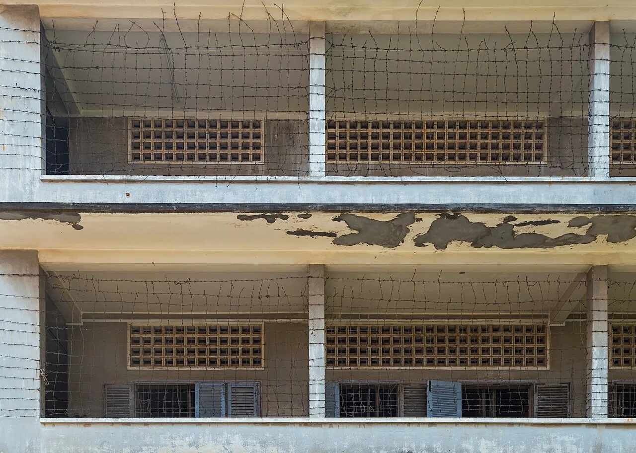 Exterior of Building C at Tuol Sleng Genocide Museum