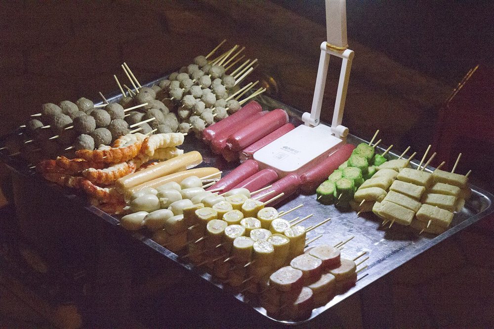Cambodian food at a local market